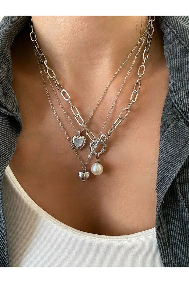Best Of Crazy Necklace Set Three Piece Layered Adjustable Jewelry
