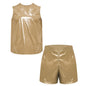 Mens Waterproof Sweat Tracksuit Tank Tops And Sides Buttons Boxer Shorts Two Pieces Outfit Special Needs Adaptive Clothing