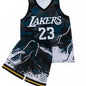 2026 Model Men's Vest Sports Outfit - Casual, Quick-drying, Breathable - Suitable for Basketball Training - 2-piece Set