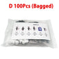 50-101PCS Auto Fastener Clips Kit Multi-Size Retainers For Car Fender Bumper Used For Auto Garage And Assembly