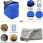 1/2/3/6/10pcs 30X60cm Microfiber Car Cleaning Towels Soft Quick Drying for Windows Mirrors Wiping Rags Double Layer Wash Cloth