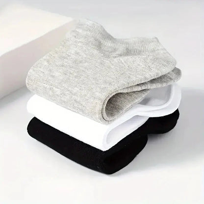 5/10-Pack Unisex Comfort-Fit Ankle Socks For All, Breathable & Lightweight - Ideal For Sports & Daily Wear