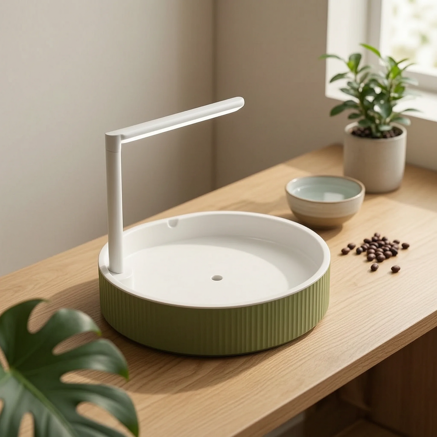 Parrot Bath Basin Green and White Bird Shower Bath Parrot Bathtub Plastic Pet Accessory Transparent
