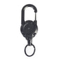 1/2/4pcs Extendable Retractable Holders Keychain Badge Reels Heavy Duty Clip With Carabiner Key Chain For Men Outdoor Bags