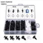 50-101PCS Auto Fastener Clips Kit Multi-Size Retainers For Car Fender Bumper Used For Auto Garage And Assembly