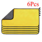 1/2/3/6/10pcs 30X60cm Microfiber Car Cleaning Towels Soft Quick Drying for Windows Mirrors Wiping Rags Double Layer Wash Cloth