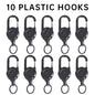 1/2/4pcs Extendable Retractable Holders Keychain Badge Reels Heavy Duty Clip With Carabiner Key Chain For Men Outdoor Bags