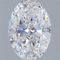 1.06 ct Oval D VVS2 IGI Certified Lab Grown Diamond