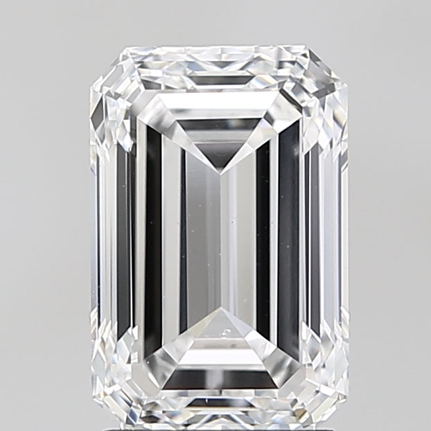 3.04 ct Emerald D VVS2 IGI Certified Lab Grown Diamond
