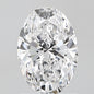 1.09 ct Oval D VVS2 IGI Certified Lab Grown Diamond