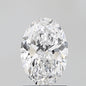 1.08 ct Oval D VVS2 IGI Certified Lab Grown Diamond