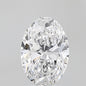1.08 ct Oval D VVS2 IGI Certified Lab Grown Diamond