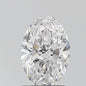 1.06 ct Oval D VVS1 IGI Certified Lab Grown Diamond