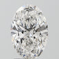 1.50 ct Oval D VVS2 IGI Certified Lab Grown Diamond