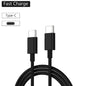 PD 60W USB C to USB Type C Cable Fast Charge Data Cable For Iphone 15 15Pro Huawei Samsung Xiaomi Data Line Black White 1M 2M 3M
