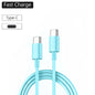 PD 60W USB C to USB Type C Cable Fast Charge Data Cable For Iphone 15 15Pro Huawei Samsung Xiaomi Data Line Black White 1M 2M 3M