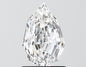 1.23 ct Pear D VVS2 IGI Certified Lab Grown Diamond