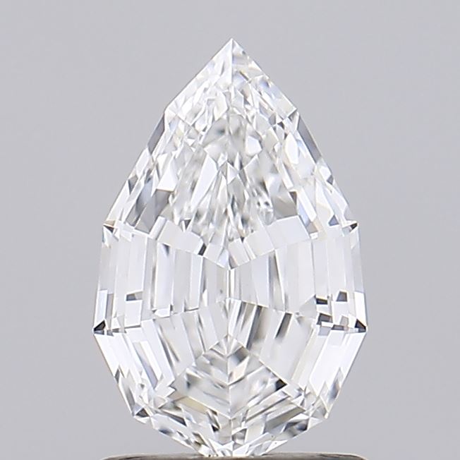 1.05 ct MODIFIED PEAR STEP CUT D VVS2 IGI Certified Lab Grown Diamond