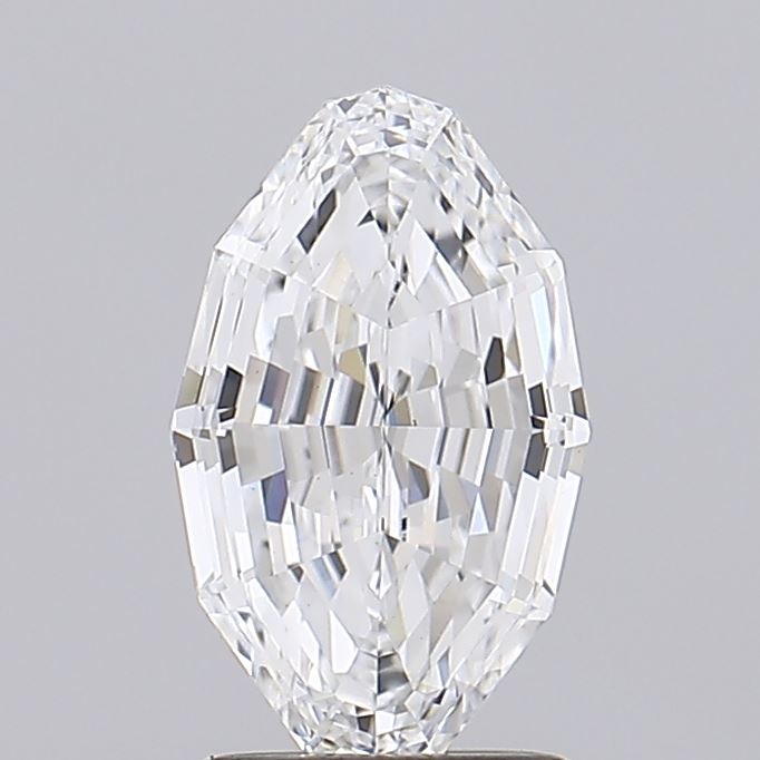 2.02 ct MODIFIED MARQUISE STEP CUT E VVS2 IGI Certified Lab Grown Diamond
