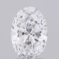 1.02 ct Oval D VVS1 IGI Certified Lab Grown Diamond