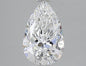 1.40 ct Pear D VVS2 IGI Certified Lab Grown Diamond