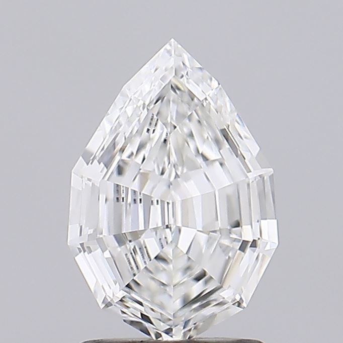 1.25 ct MODIFIED PEAR STEP CUT E VVS2 IGI Certified Lab Grown Diamond