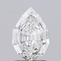1.25 ct MODIFIED PEAR STEP CUT E VVS2 IGI Certified Lab Grown Diamond