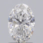 1.08 ct Oval D VVS2 IGI Certified Lab Grown Diamond