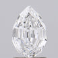 1.02 ct MODIFIED PEAR STEP CUT D VVS1 IGI Certified Lab Grown Diamond